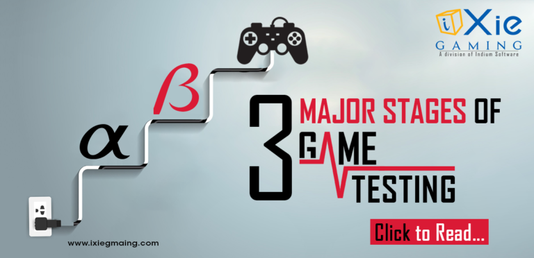 Three Major Stages of Game Testing